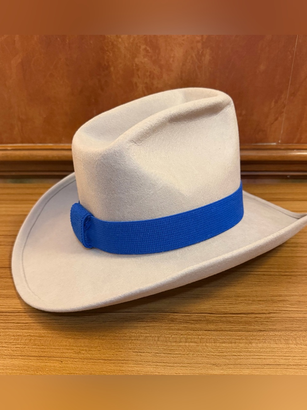 Vintage Lariat Beige Wool Cowboy Hat Mens Unisex 7 1/4 WPL 5923 Bollman USA Exc